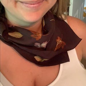 Vintage floral scarf